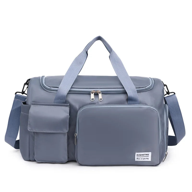 Women's Oxford Utility Yoga Gym Bag Large Capacity Crossbody
