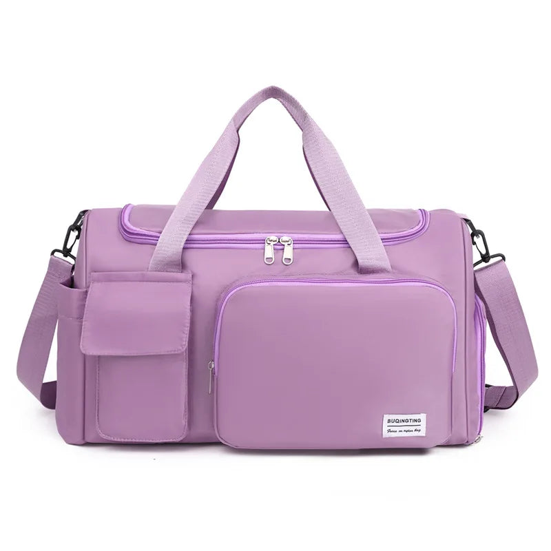 Women's Oxford Utility Yoga Gym Bag Large Capacity Crossbody