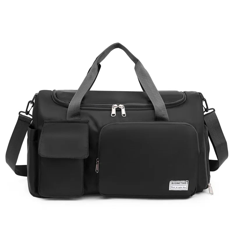 Women's Oxford Utility Yoga Gym Bag Large Capacity Crossbody