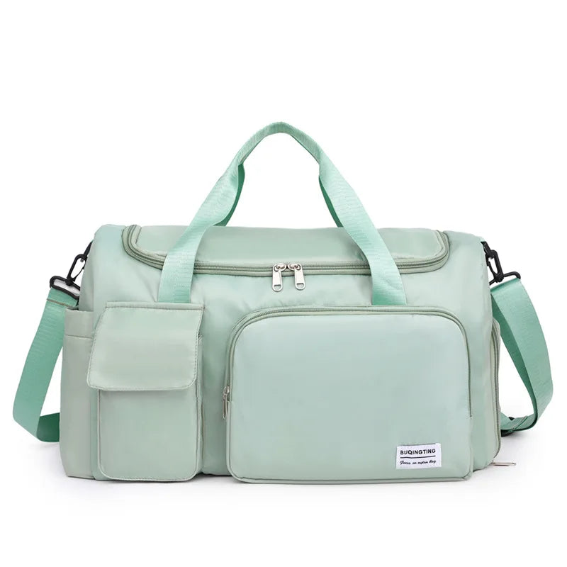 Women's Oxford Utility Yoga Gym Bag Large Capacity Crossbody