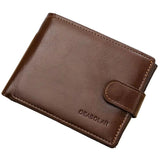 Men Leather Bi-Fold Wallet