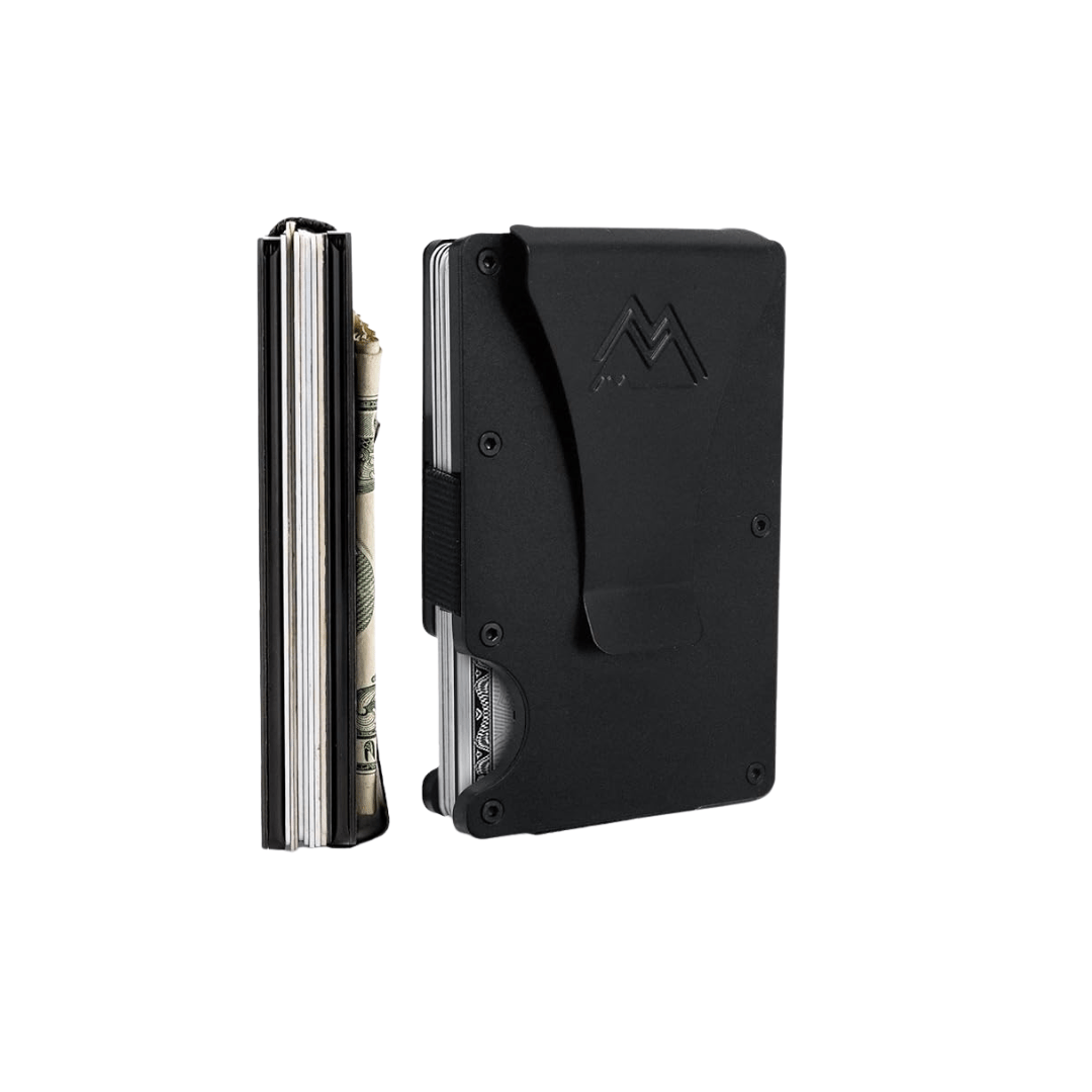 Mountain Voyage Minimalist Wallet for Men & Women with Money Clip | CMAN