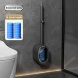 Disposable Toilet Brush with Replaceable Heads
