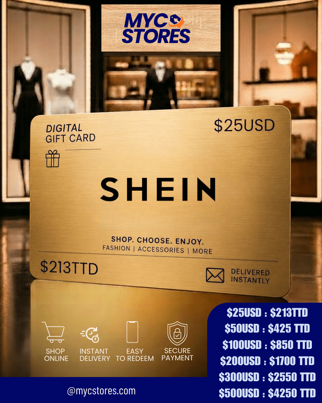 Shopper's Gift Cards