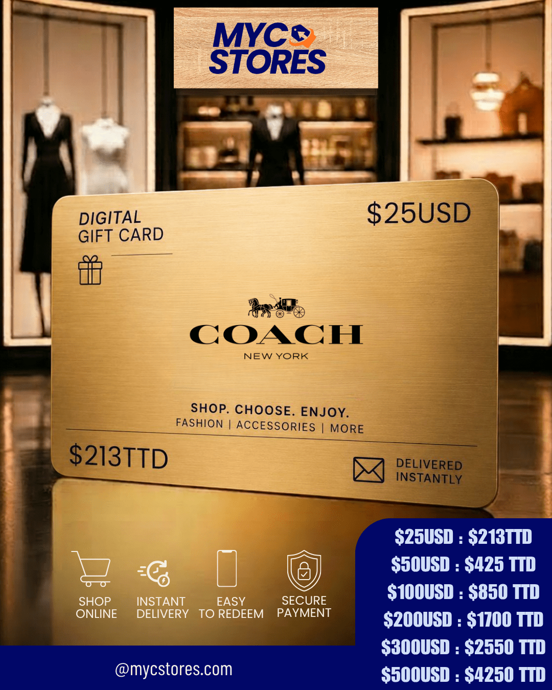 Shopper's Gift Cards