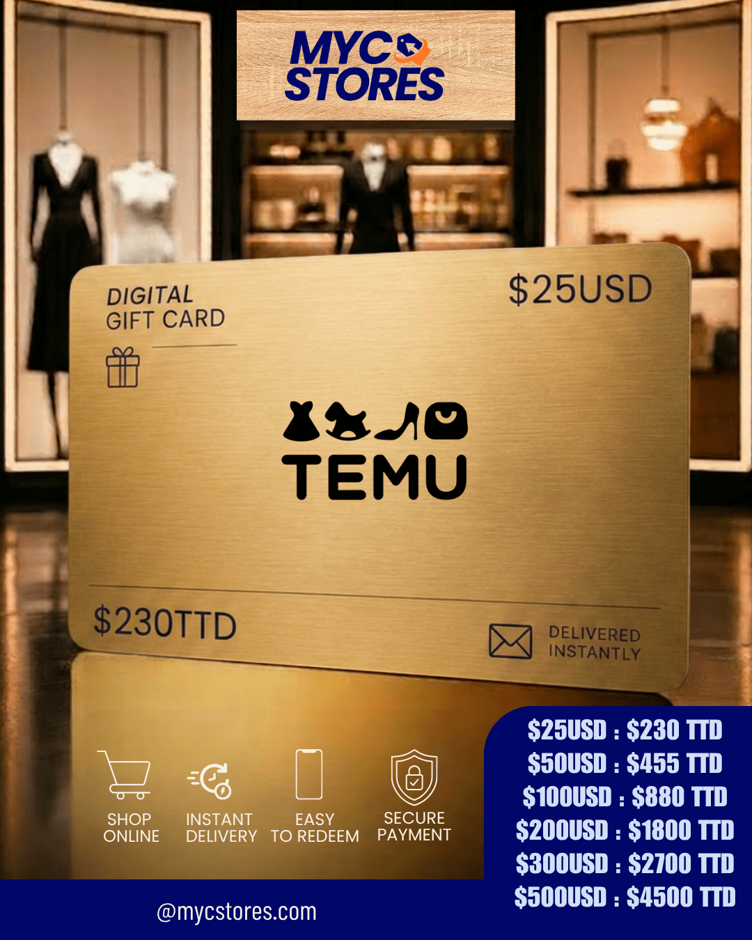 Shopper's Gift Cards