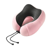 Travel Neck Pillow & Eye Mask Combo w/ Memory Foam
