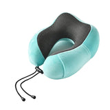 Travel Neck Pillow & Eye Mask Combo w/ Memory Foam
