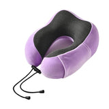 Travel Neck Pillow & Eye Mask Combo w/ Memory Foam