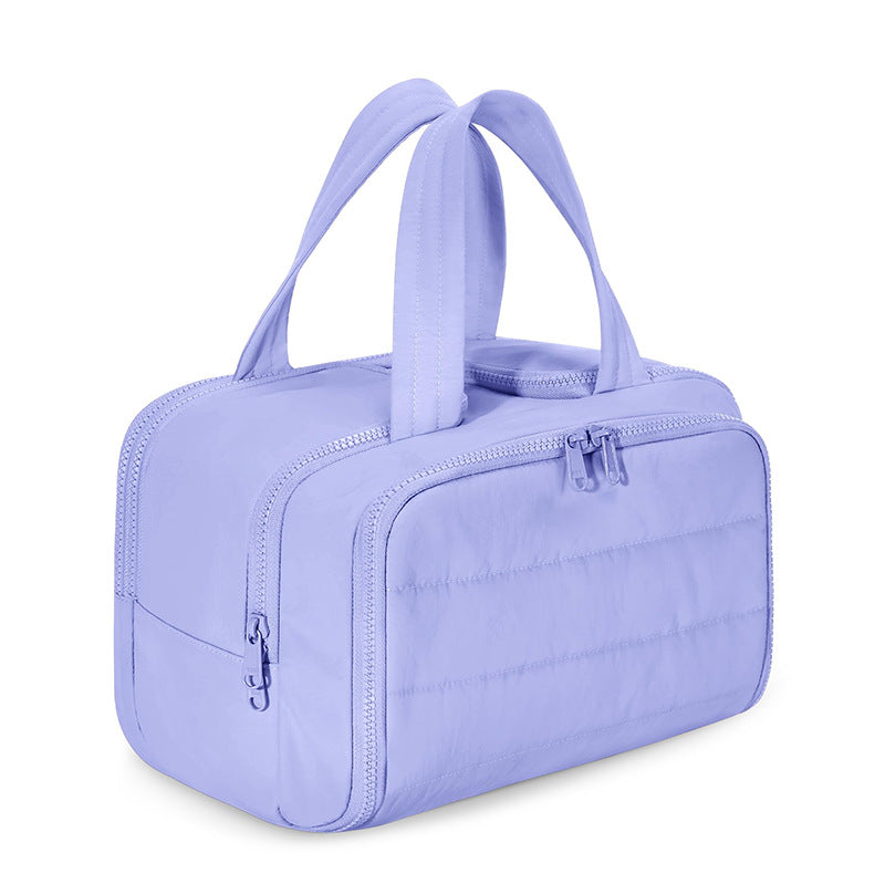 Women's Crush Puffy Travel Toiletry Bag, Cosmetic Makeup Organizer