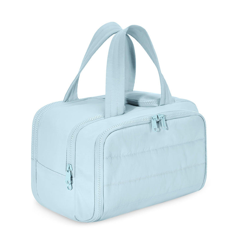 Women's Crush Puffy Travel Toiletry Bag, Cosmetic Makeup Organizer