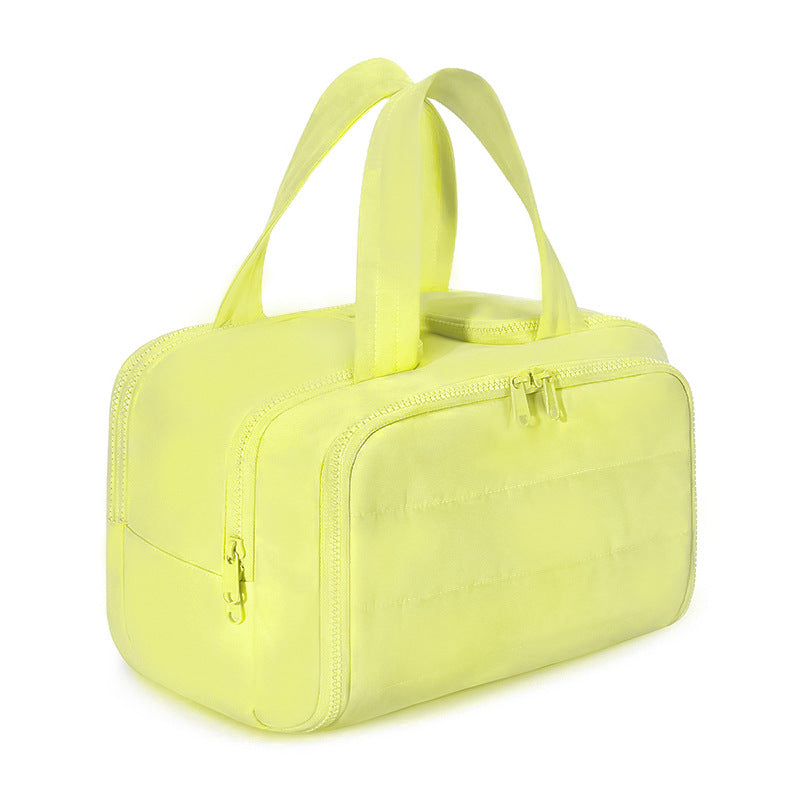 Women's Crush Puffy Travel Toiletry Bag, Cosmetic Makeup Organizer