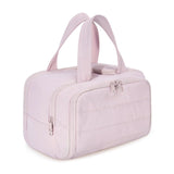 D5490 Crush Toiletry Bag for Women Cosmetic Makeup Organizer Wide-open Puffy Travel Toiletry Bag